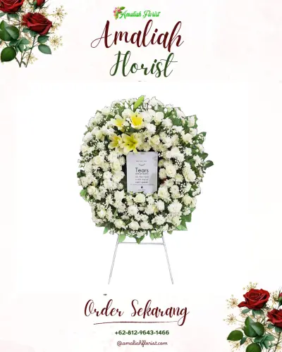 Krans Bunga Duka Cita di Cijalingan